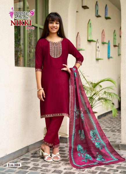 Mystic9 nikki (kids) vol 3 double layered kurti wholesale